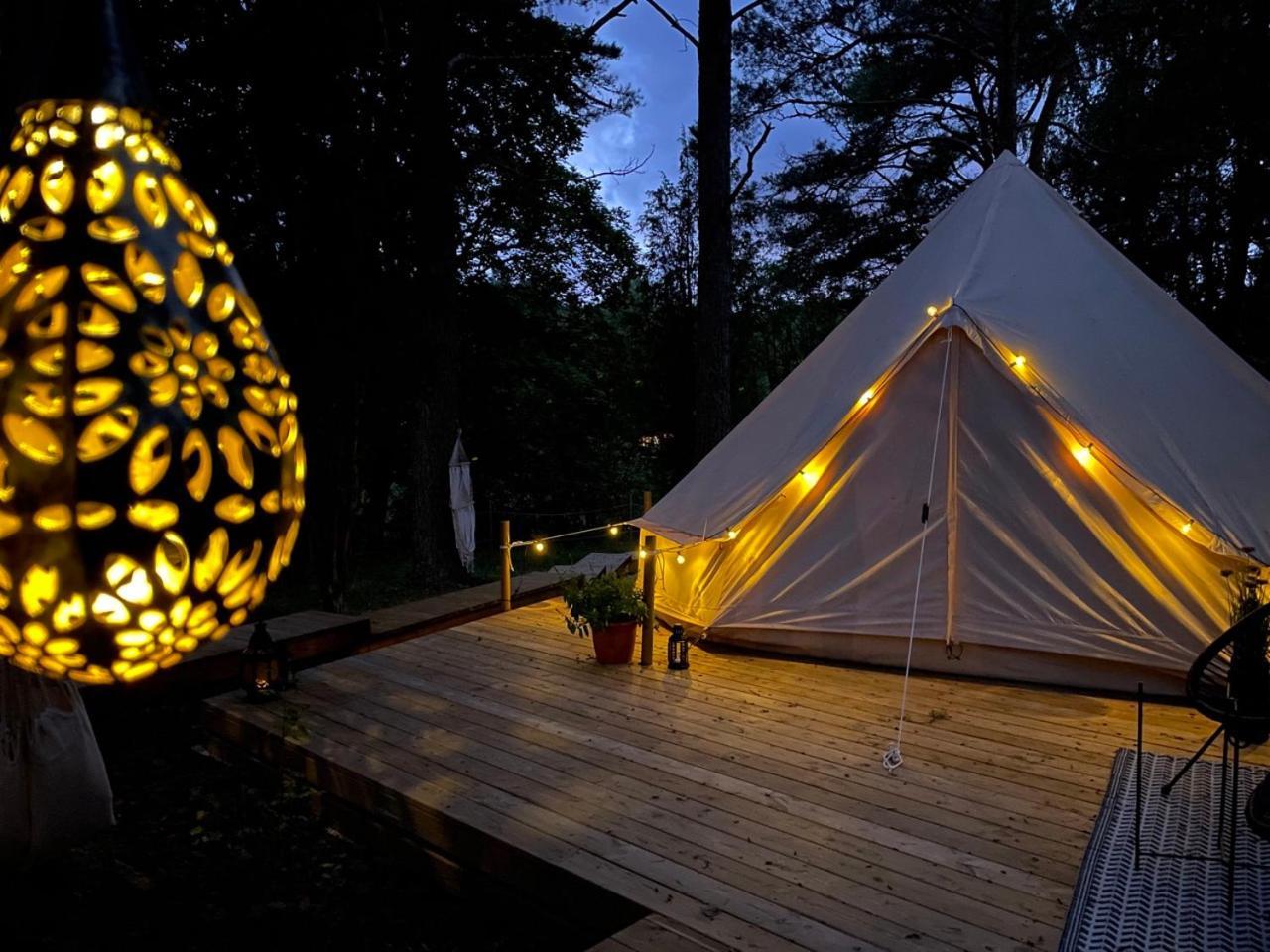 Tent Delhi A B&B In A Luxury Glamping Style Mariefred Ngoại thất bức ảnh